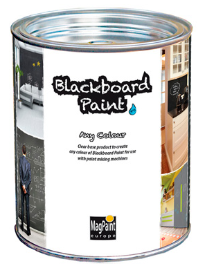 Грифельная краска BlackBoard Paint для стен и школьных досок (прозрачная / 0,5 л. / 2,5 кв. м.)